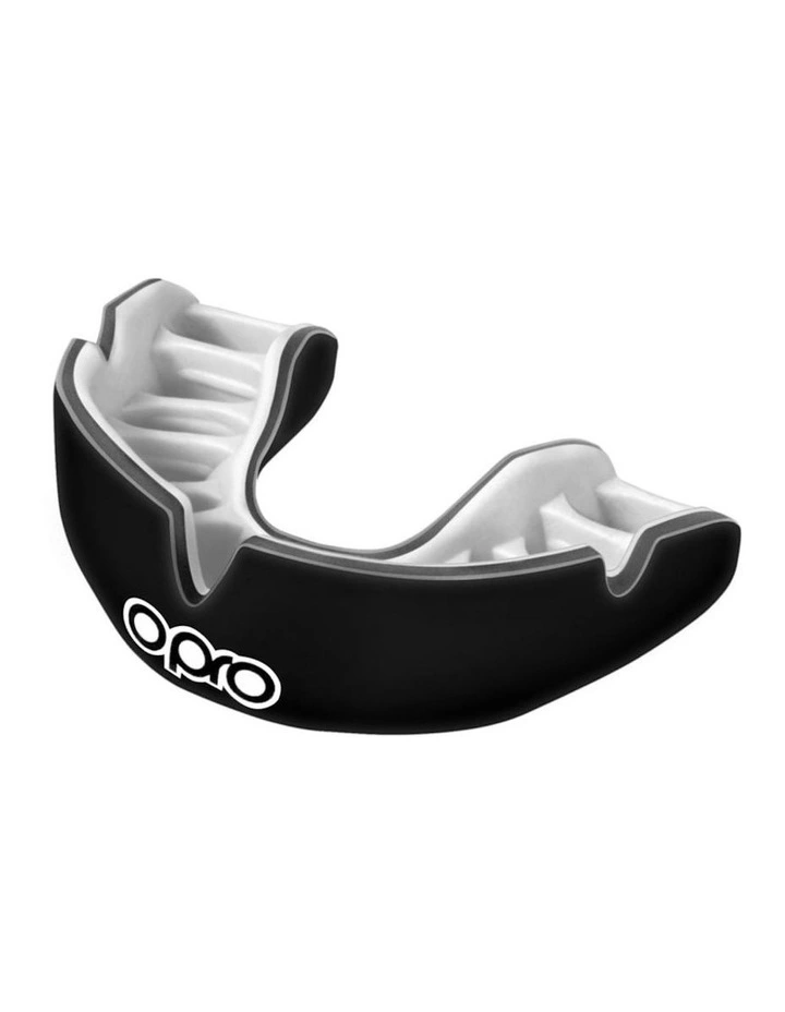 Gen 4 Youth Power-Fit Mouthguard in Black White image 1