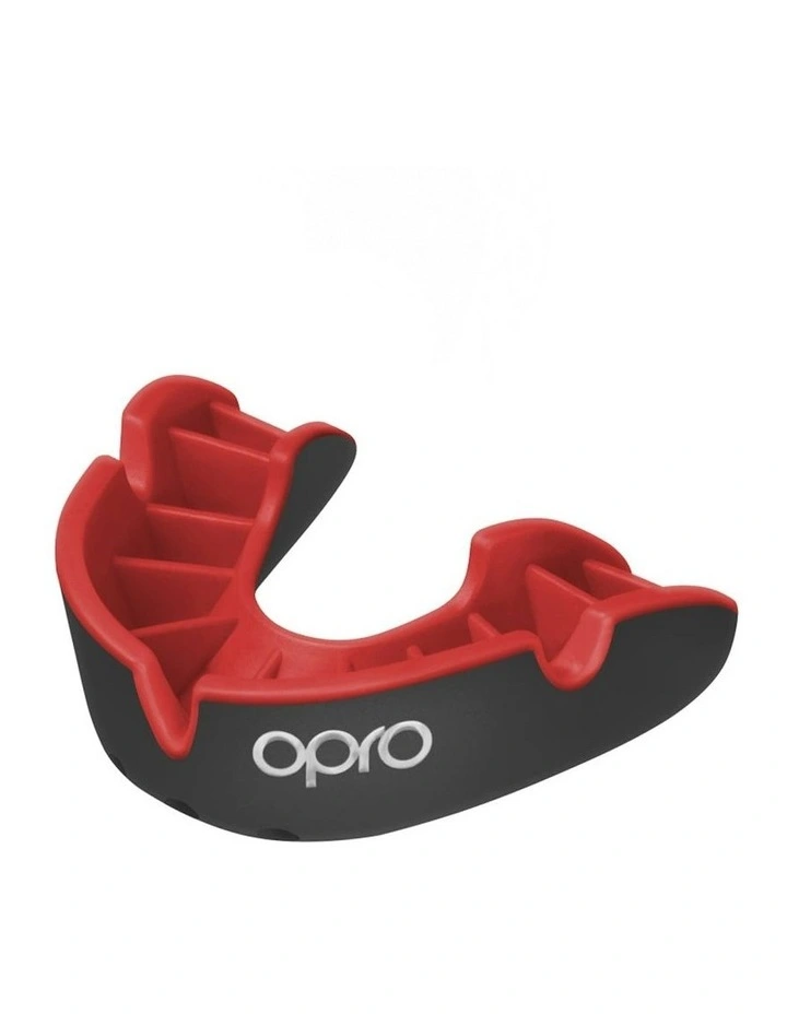 Gen 4 Silver Mouthguard in Black/Red image 1