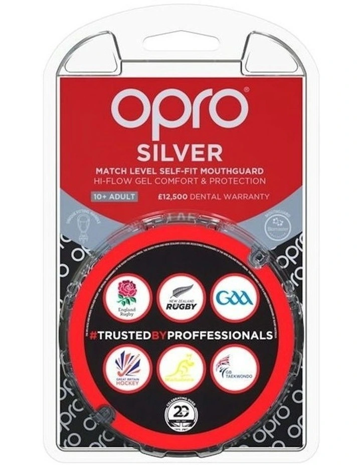 Ufc Silver Mouthguard in Red Black image 3