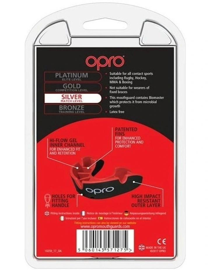 Ufc Silver Mouthguard in Red Black image 5