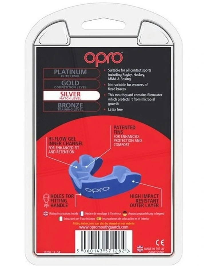 Gen 4 Youth Silver Mouthguard in Light/Blue image 5