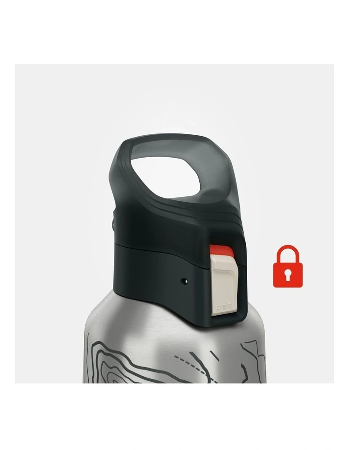 Insulated Stainless Steel Flask 900 With Quick-Release Cap 0.8L in Silver image 5