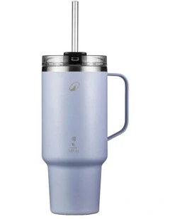 Camping Isothermal Stainless Steel Mug 900 1L in Purple