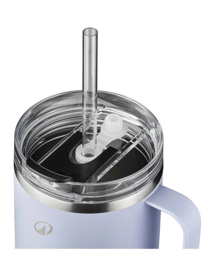 Camping Isothermal Stainless Steel Mug 900 1L in Purple image 3