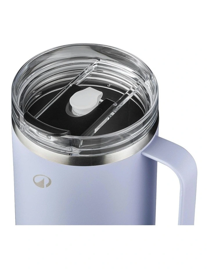 Camping Isothermal Stainless Steel Mug 900 1L in Purple image 5