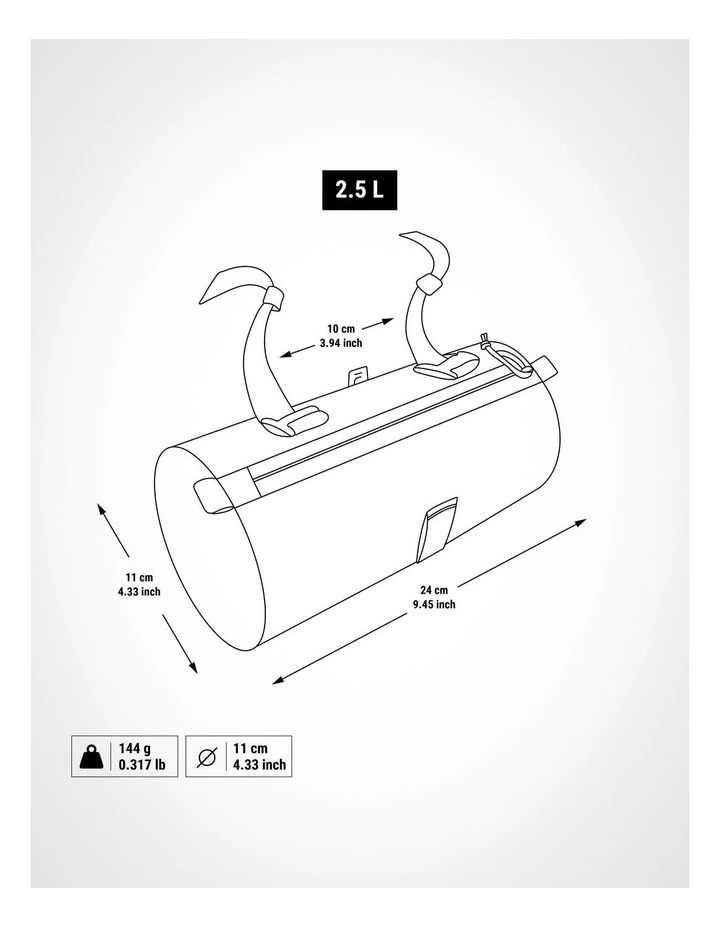 ACTV 100 Bike Handlebar Bag 2.5L in Black image 4