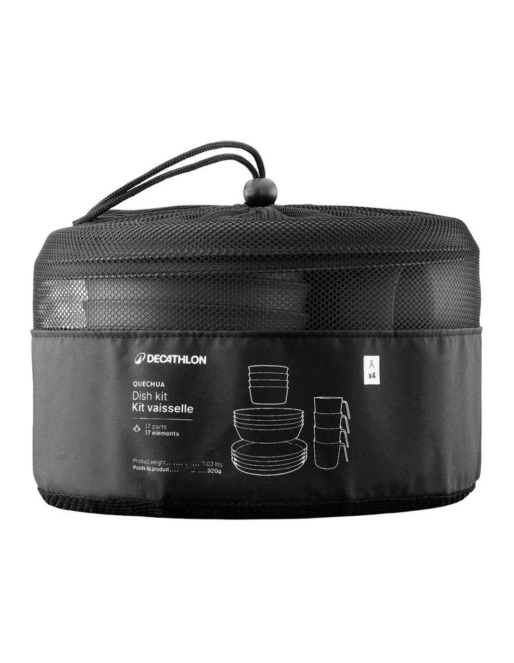 Camping Crockery Set 500 With 8 Plates, 4 Bowls And 4 Glasses in Green image 2