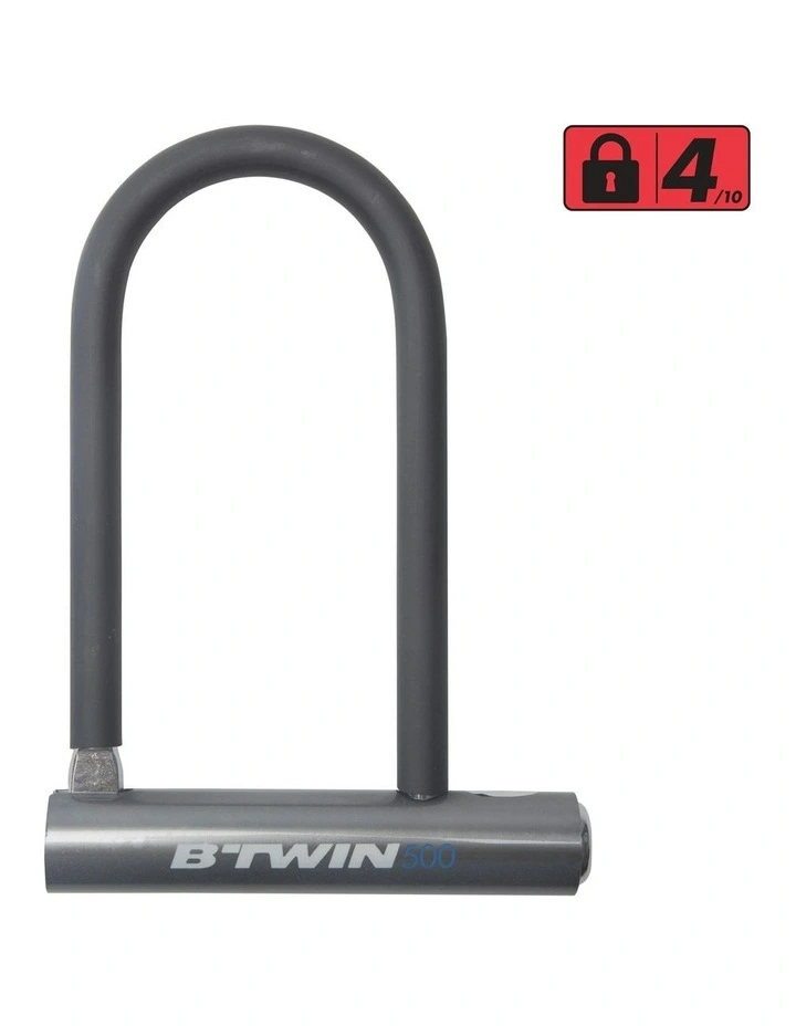 Bike D-Lock 500 in Grey image 2