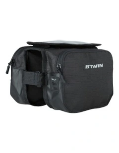 Double Bike Frame Bag 2L in Black