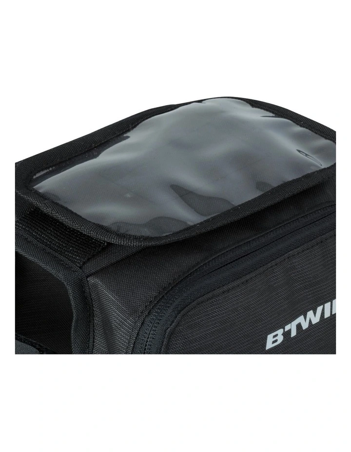 Double Bike Frame Bag 2L in Black image 3