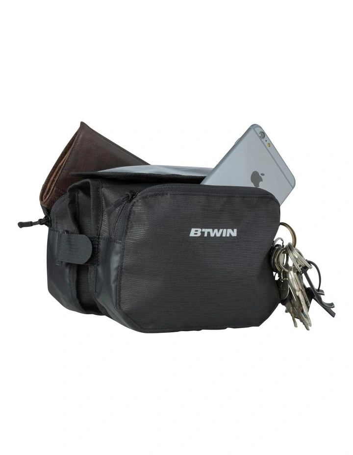 Double Bike Frame Bag 2L in Black image 6