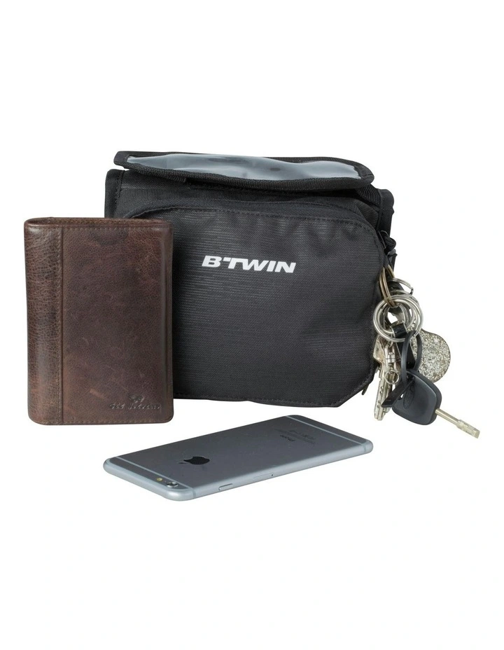 Double Bike Frame Bag 2L in Black image 7