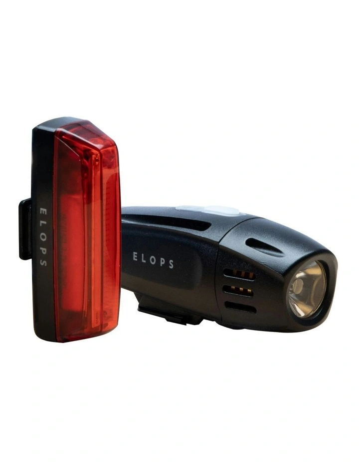 920 ST LED USB Front & Rear Bike Light Set in Black image 4