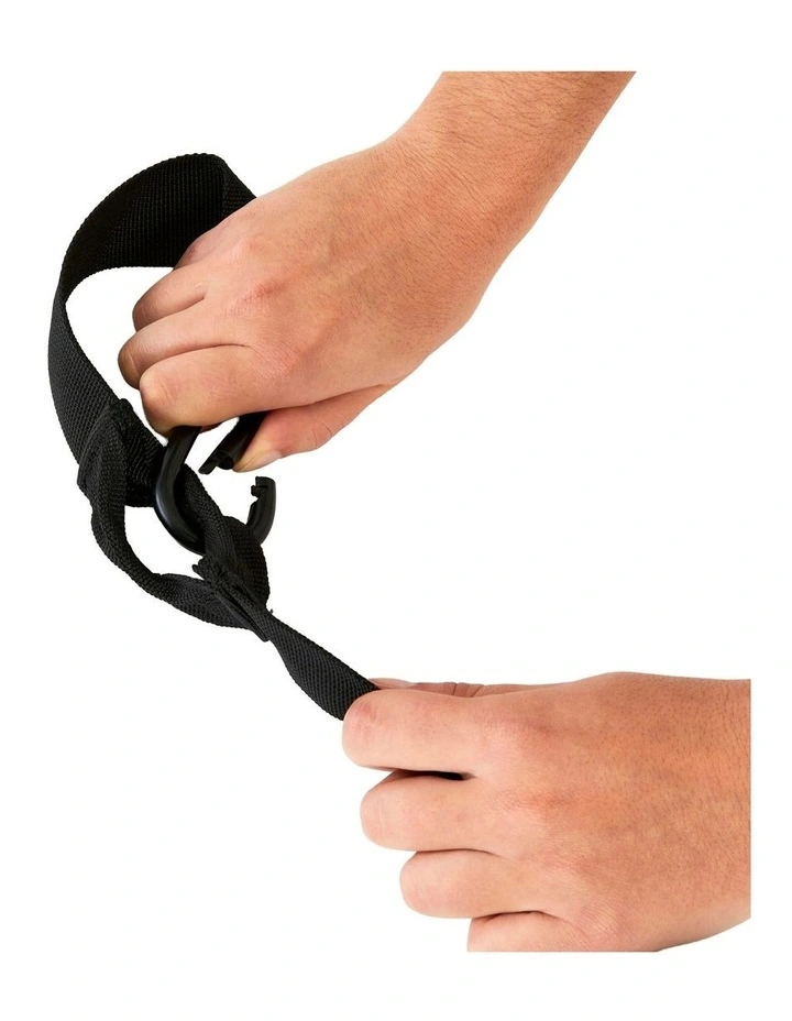 Adjustable Pull-Up Assist Band in Black image 1
