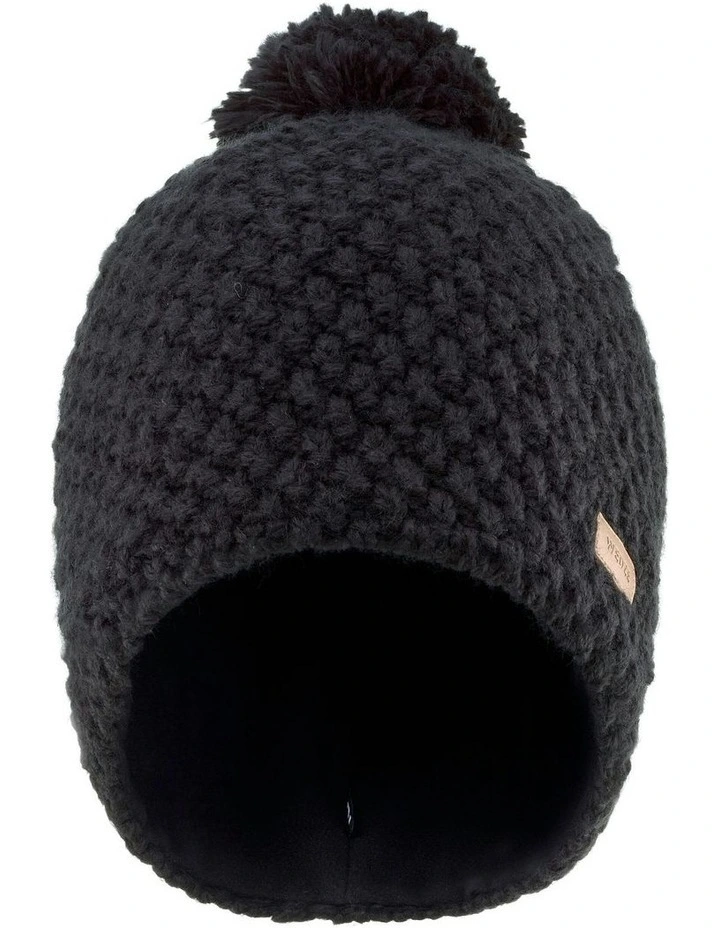 Adult Ski Hat in Black image 2