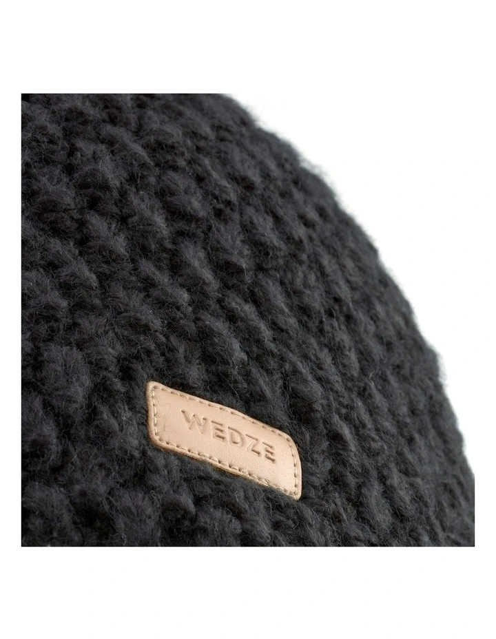 Adult Ski Hat in Black image 3