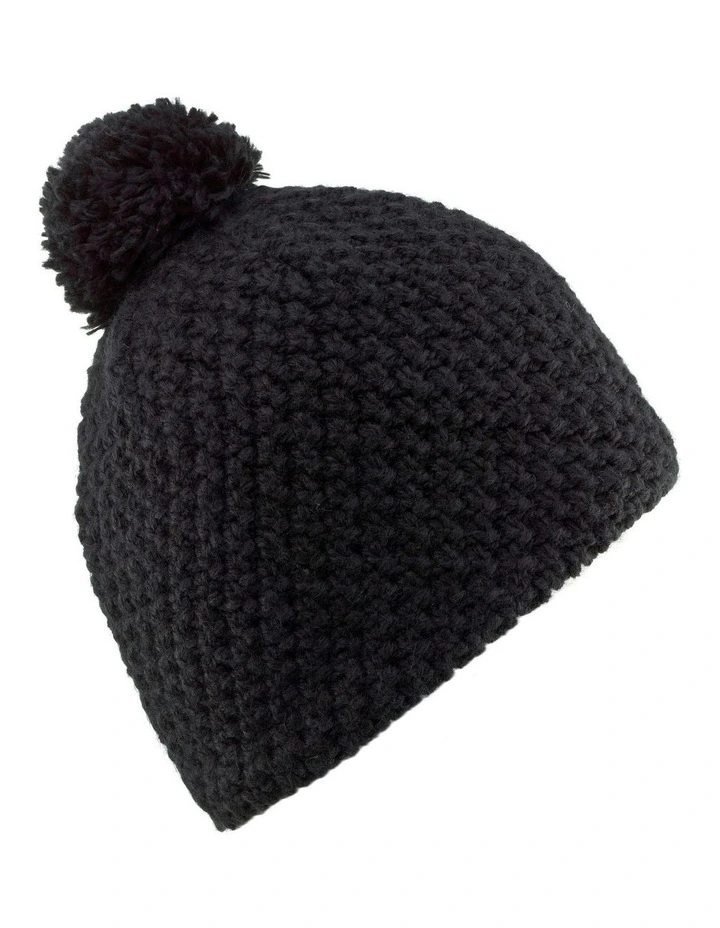 Adult Ski Hat in Black image 4