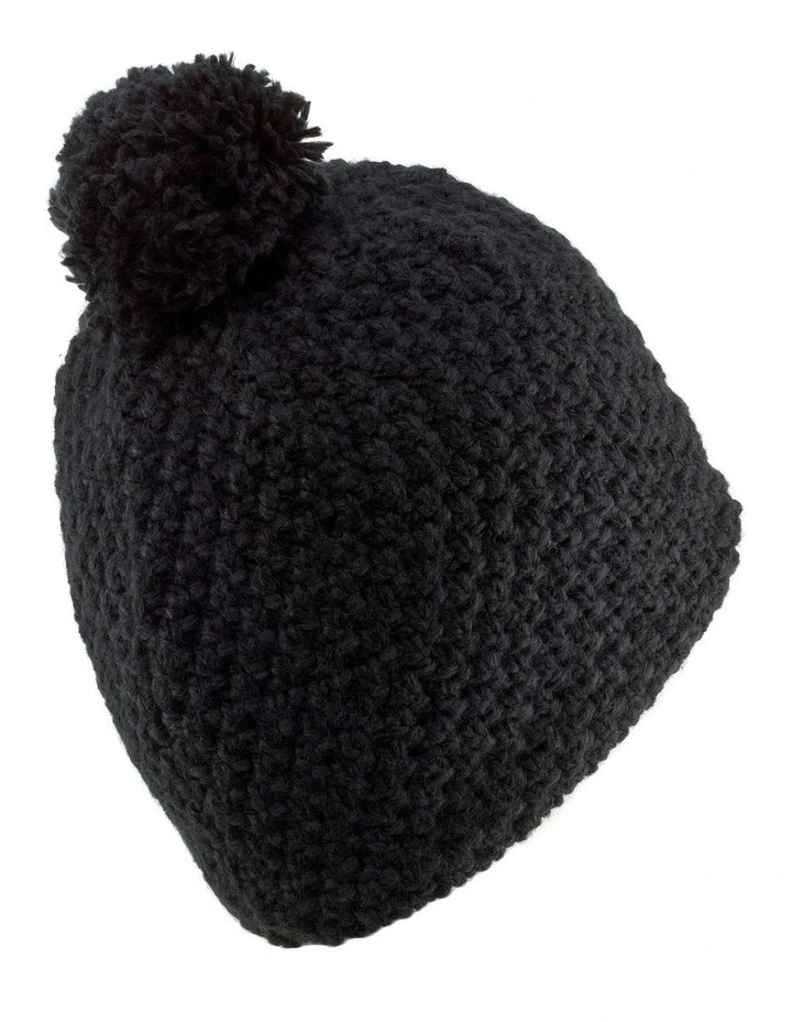 Adult Ski Hat in Black image 5