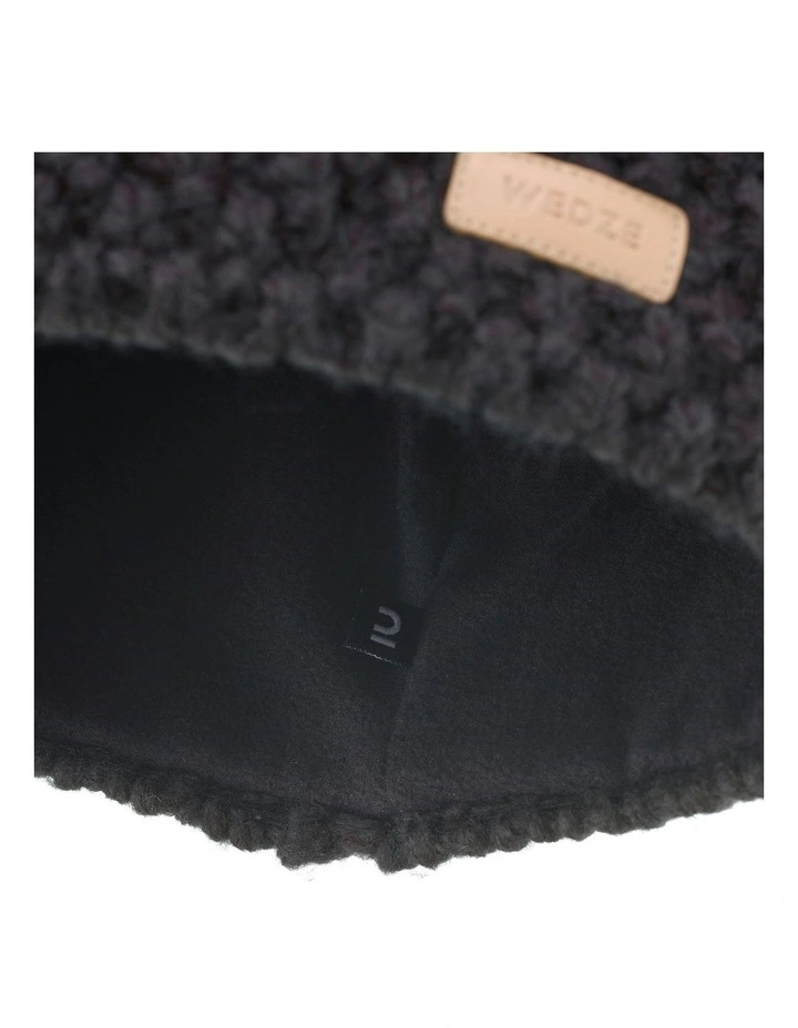 Adult Ski Hat in Black image 6