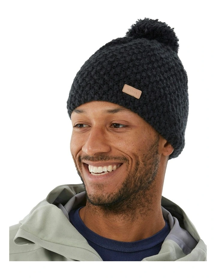 Adult Ski Hat in Black image 7