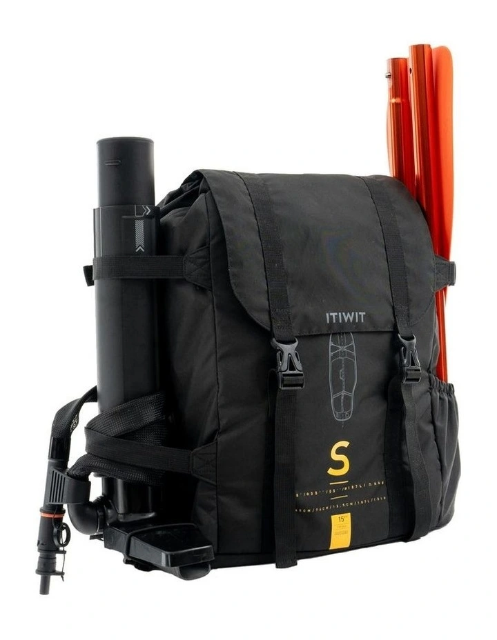 Compact Stand-Up Paddle and Kayak Dual-Action, High-Pressure Pump 0-20 PSI in Black image 2