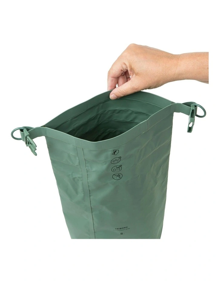 IPX6 With Visibility Window Dry Bag 5L in Green image 3