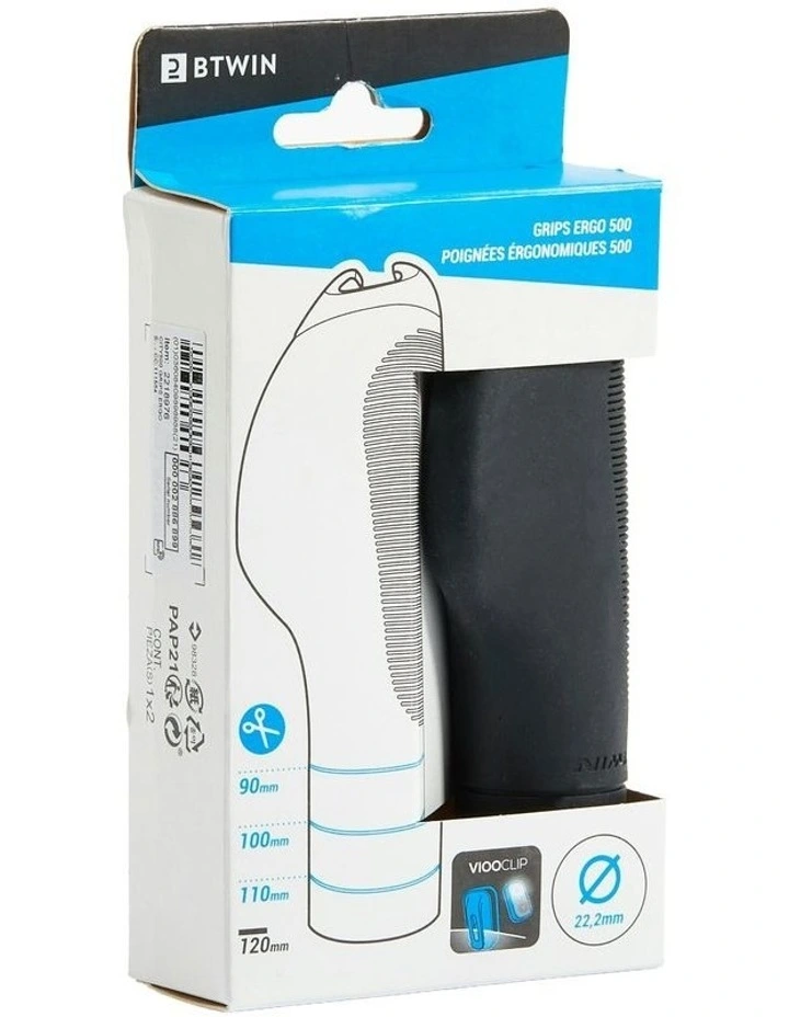 Grips City 500 Ergonomic Handlebar in Black image 2