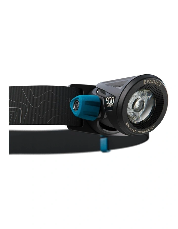 Evadict Ontrail 900 Lumens Trail Running Frontal Lamp in Black image 2