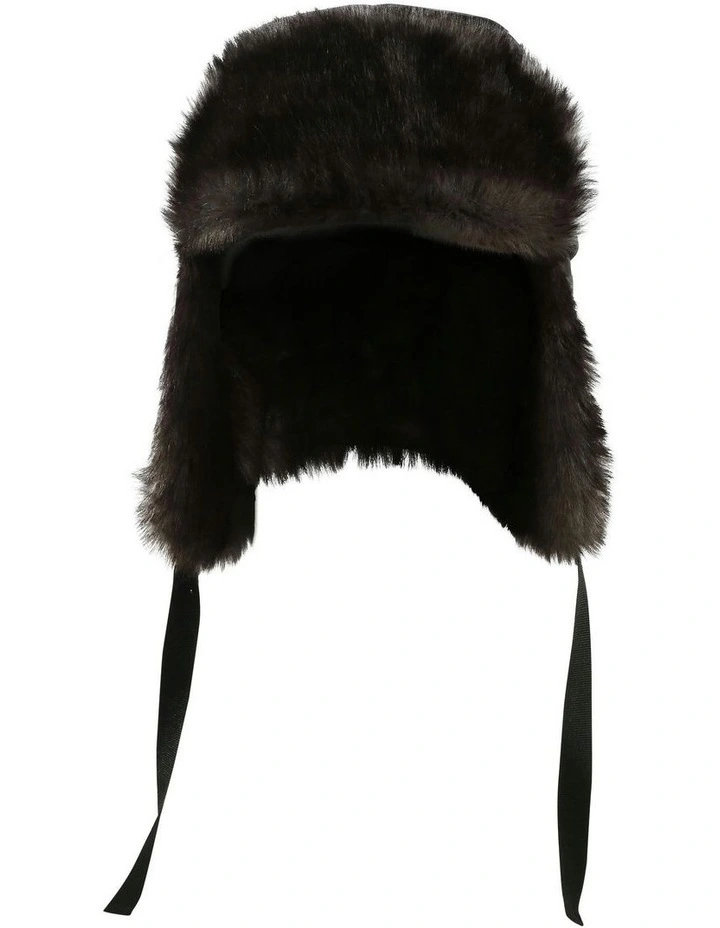 Firstheat Skiing Adult Ushanka in Black image 1