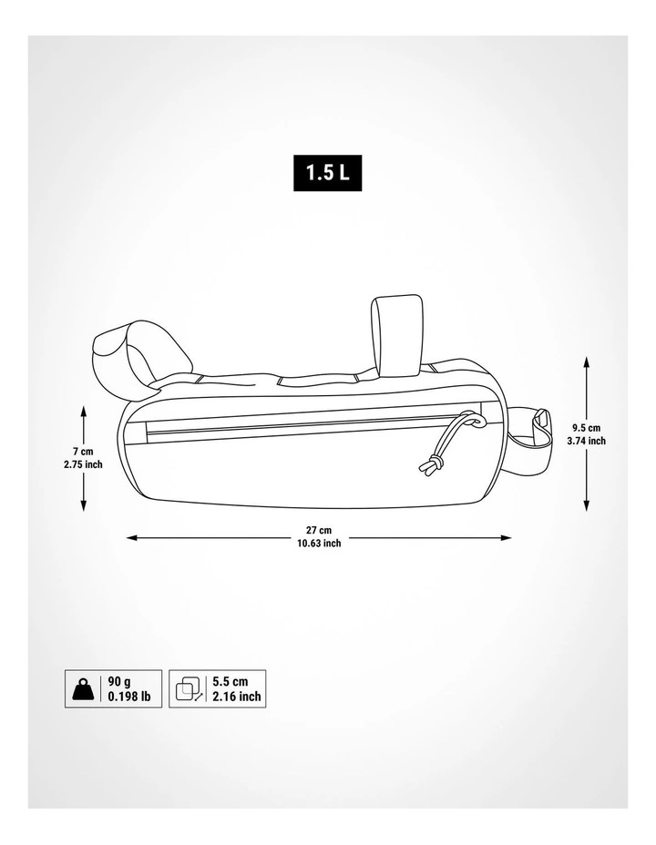 Frame Bag FB100 1.5L in Black image 5