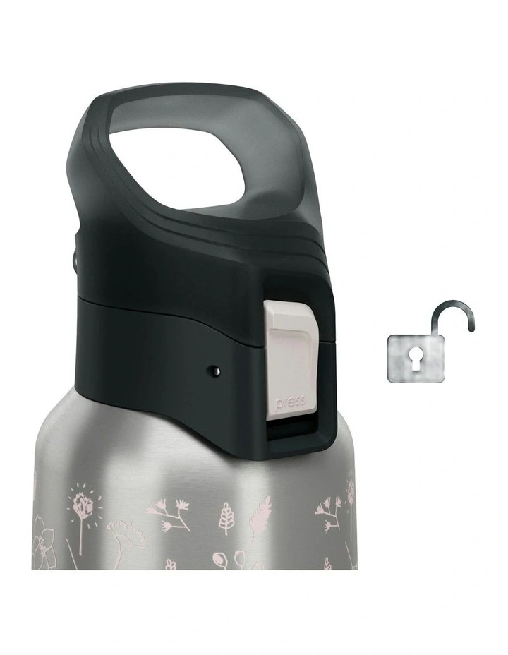 Hiking Insulated Stainless Steel Flask MH500 0.5L in Pink image 6