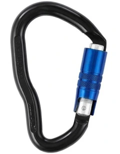 HMS Auto Locking Karabiner in Goliath Black