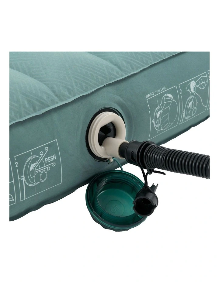 Air Second Comfort Inflatable Camping Mattress 140cm in Blue image 5
