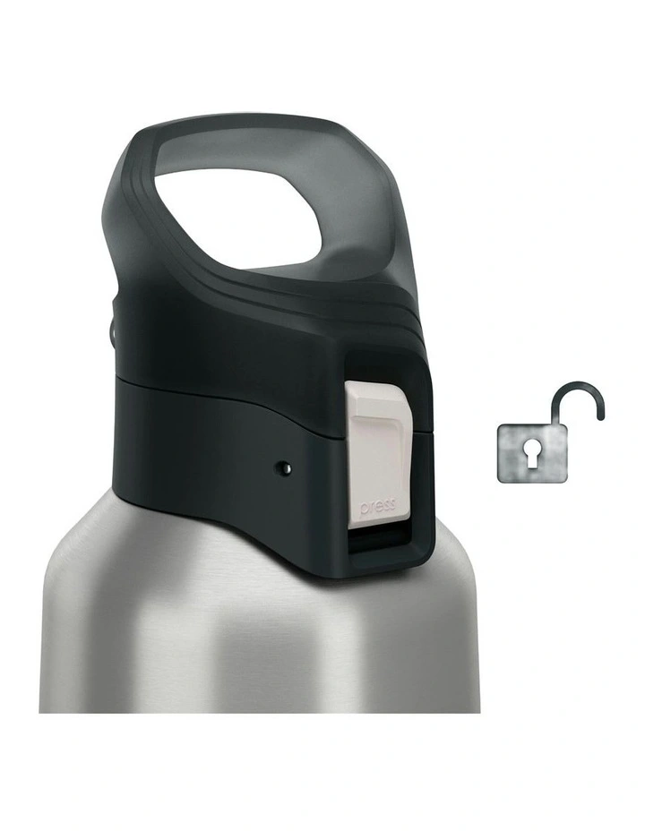 MH500 Insulated Stainless Steel Hiking Flask 0.8L in Blue image 6