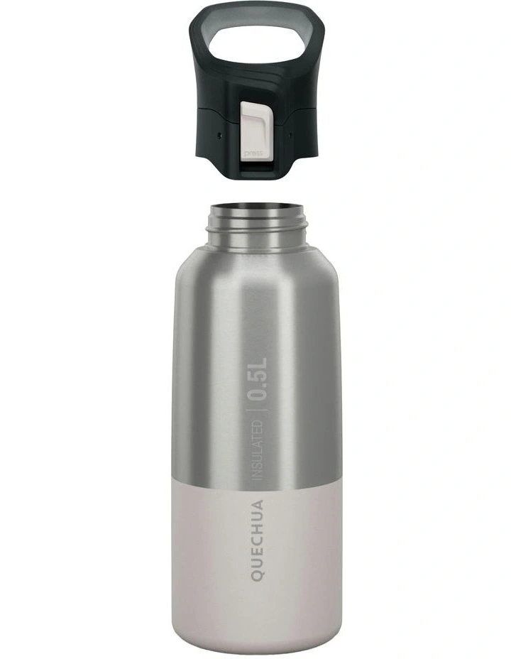 MH500 Isothermal Stainless Steel Hiking Flask 0.5L in White image 2