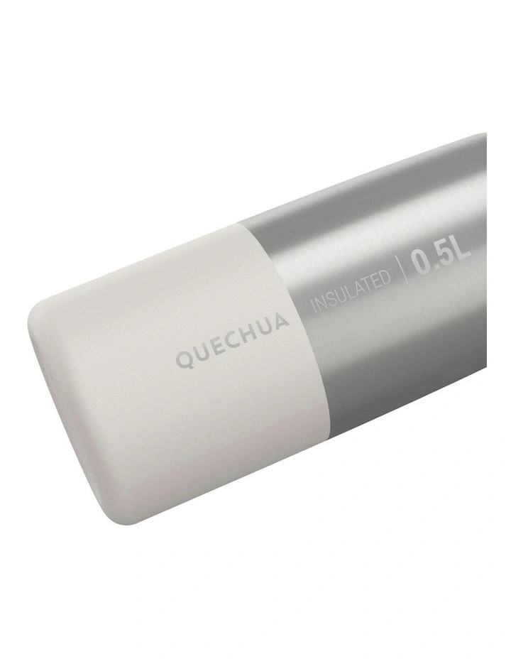 MH500 Isothermal Stainless Steel Hiking Flask 0.5L in White image 3