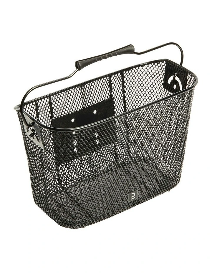 Metal Bike Basket in Black image 1