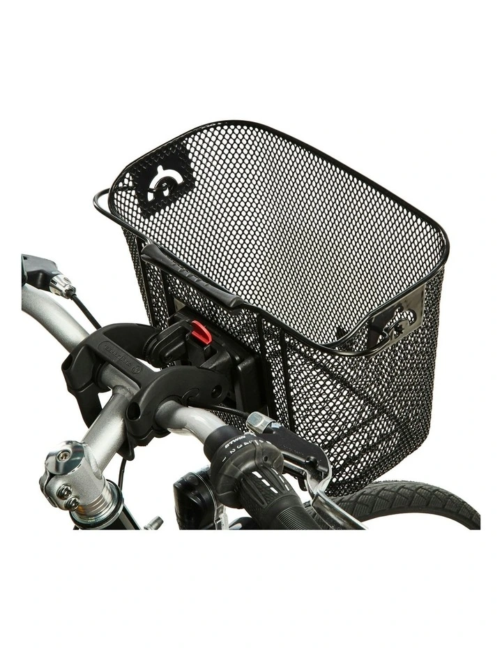 Metal Bike Basket in Black image 3