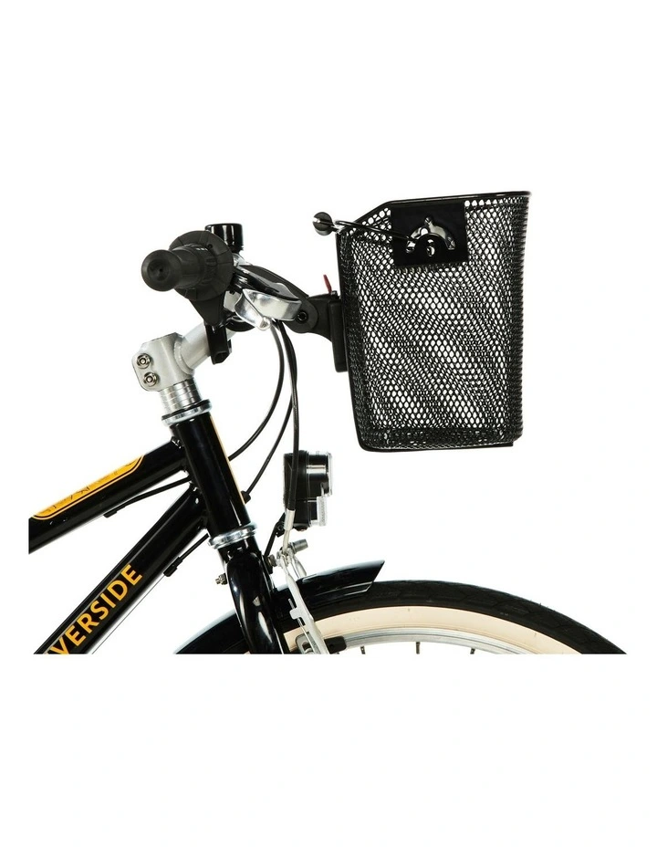 Metal Bike Basket in Black image 4