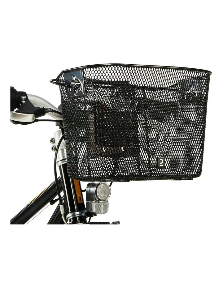 Metal Bike Basket in Black image 5