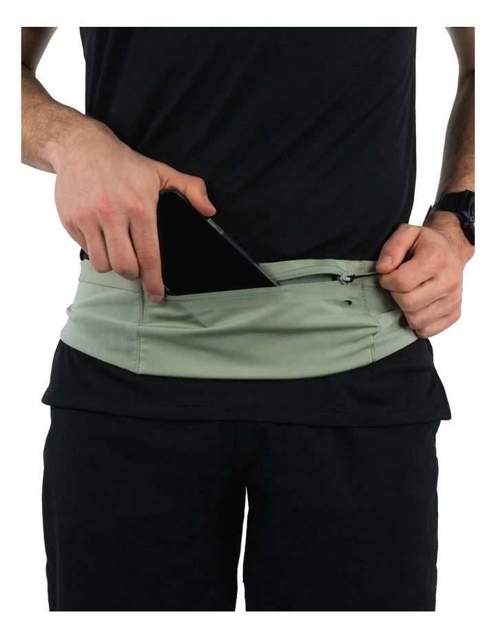 Kirpunu Comfort Smartphone Running Waistband in Khaki image 2