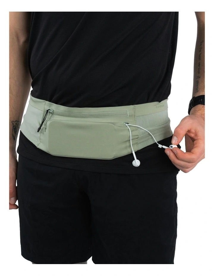 Kirpunu Comfort Smartphone Running Waistband in Khaki image 3