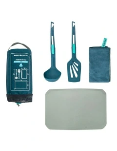 Hiking Camp Kitchen Set MH500 in Blue