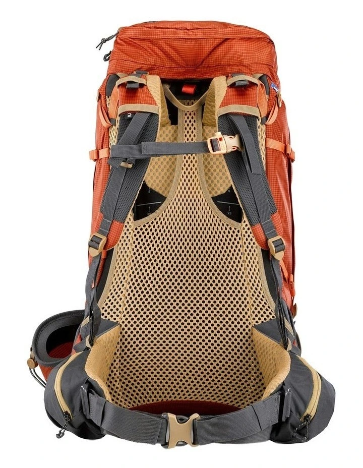 Trekking Backpack MT500 Air 60 10L in Orange image 2