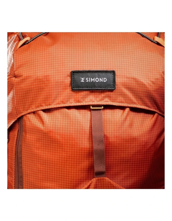 Trekking Backpack MT500 Air 60 10L in Orange image 6