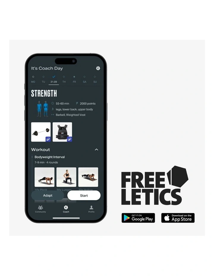 Rowing Strap With Foam Grip in Black image 2