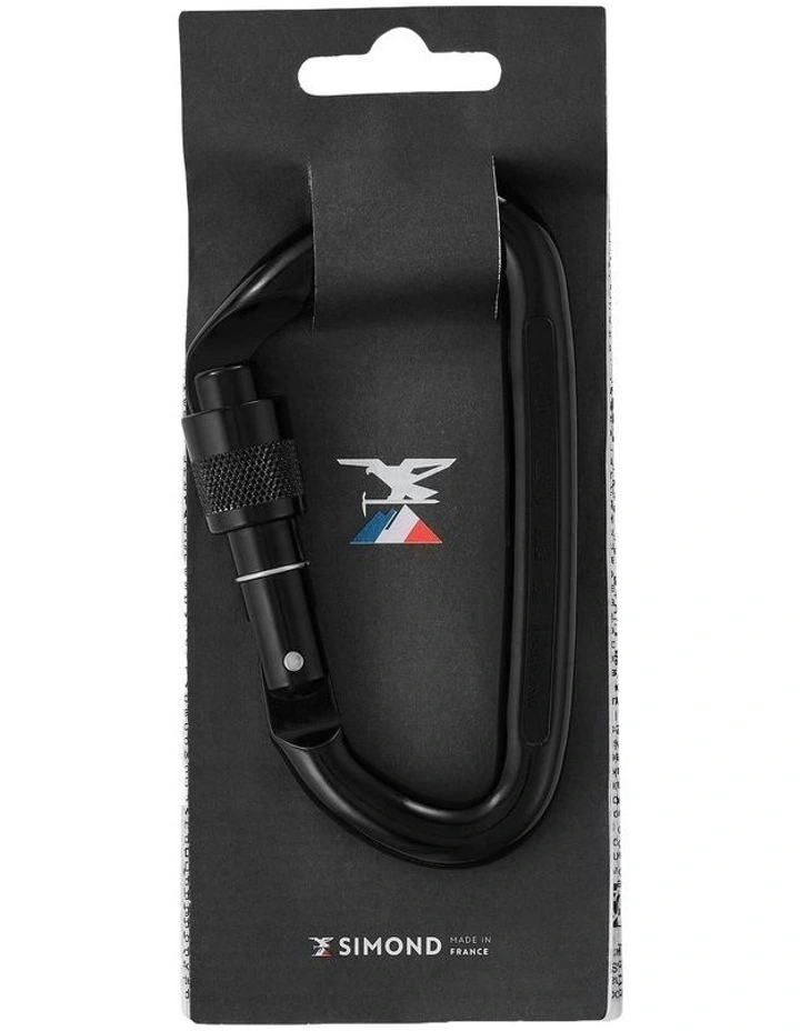 Screwgate Carabiner 3000 Secure in Black image 6