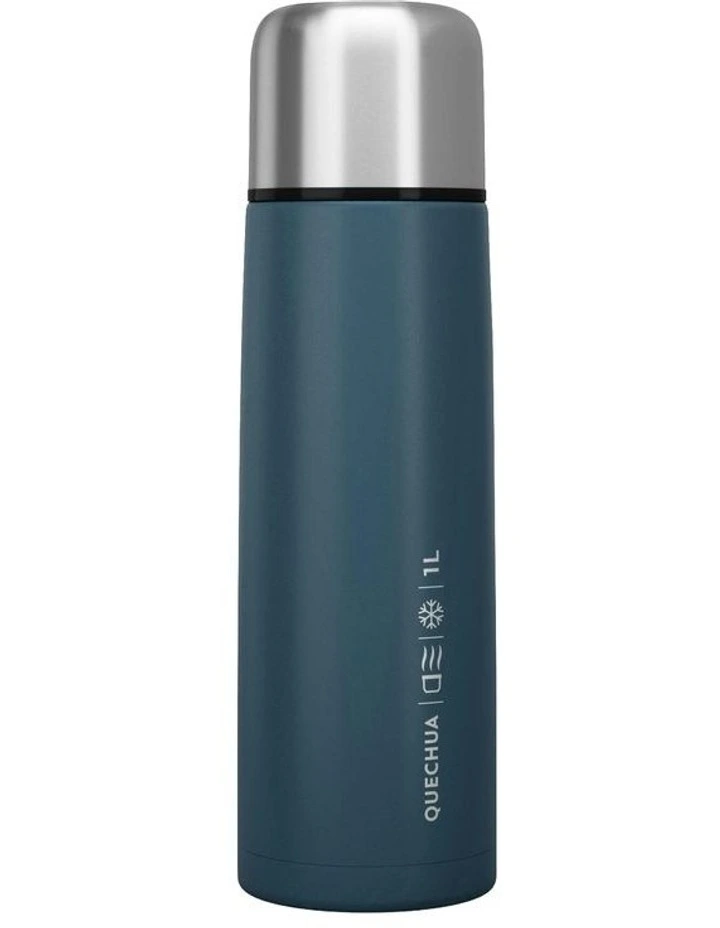 Stainless Steel Insulated Hiking Bottle 1 L in Blue image 1