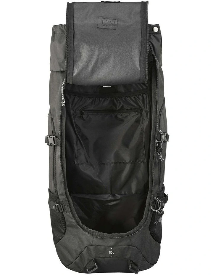 Forclaz 50 Travel Backpack 50L in Black image 7