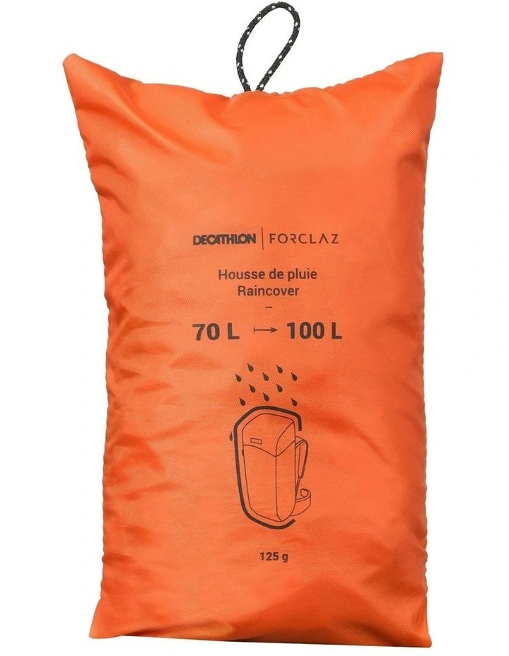Trekking Basic Rain Cover For Backpack 70/100L in Orange image 3